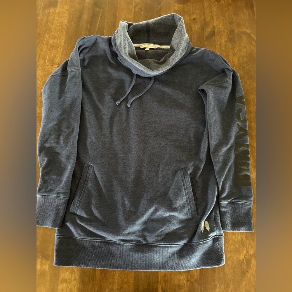 Victorias Secret Angel Wings Hoodie XS Women’s Blue Sweatshirt Travel Athleisure